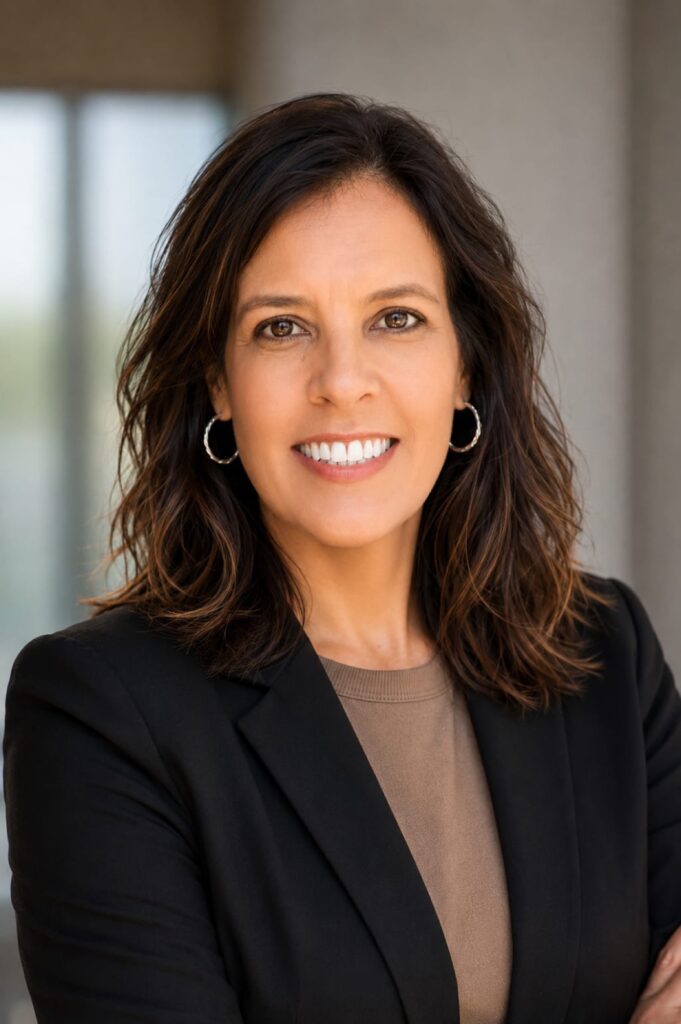 Retrato de Silvia Benassi, engenheira civil e CEO da Rubic Engenharia Integral